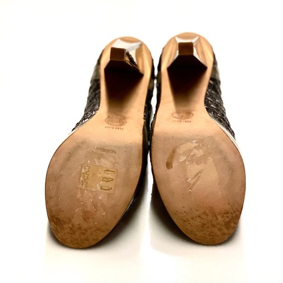 Authentic ⭐Versace Peep Toe Pumps - Picture 6 of 8